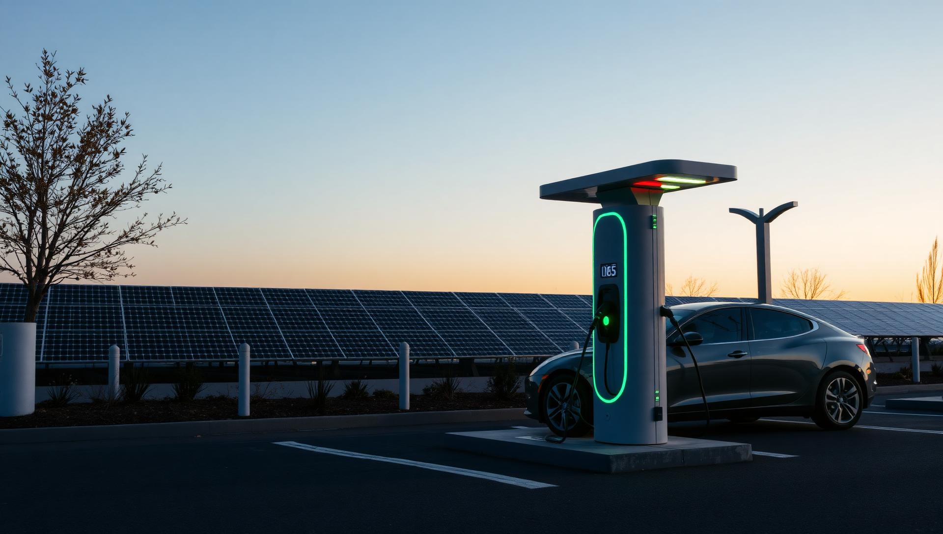 EV charging infrastructure background